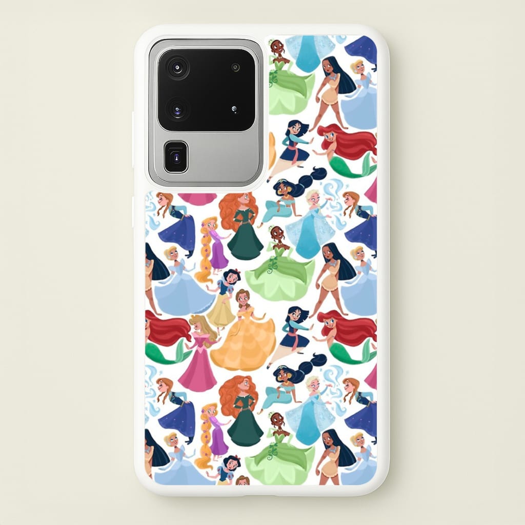 Fairytale Princess Pattern - Disney Phone Case for Galaxy S20 Ultra