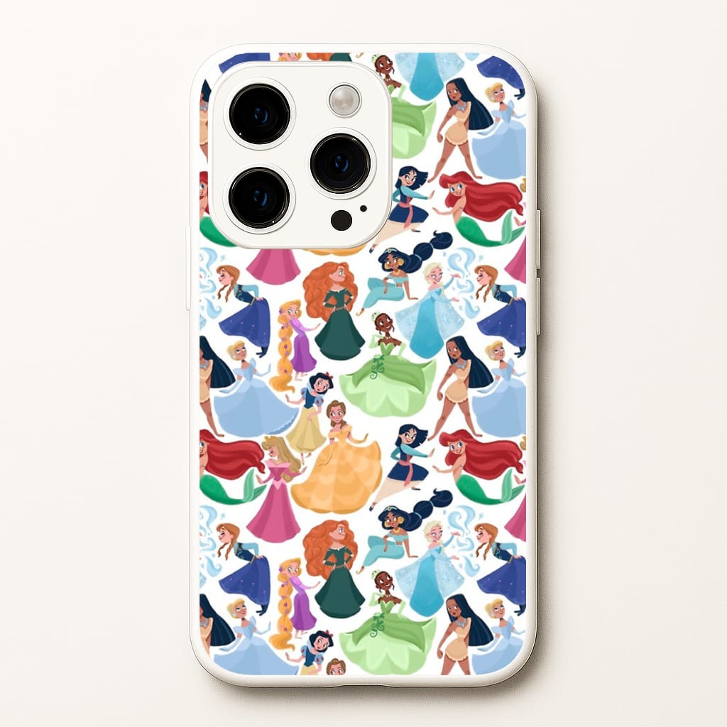 Fairytale Princess Pattern - Disney Phone Case for iPhone 15 Pro Max