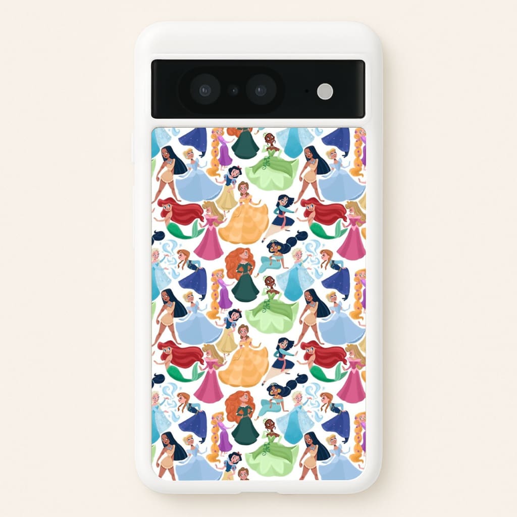 Fairytale Princess Pattern - Disney Phone Case for Google Pixel 8