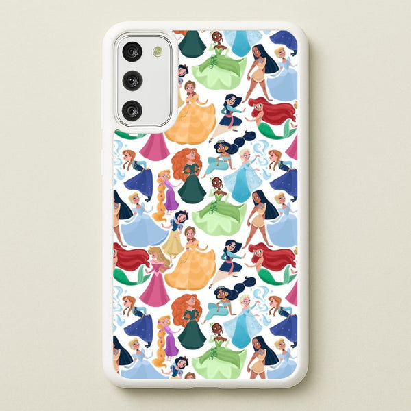 Fairytale Princess Pattern - Disney Phone Case for Galaxy S20FE
