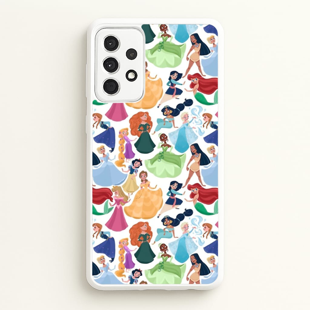 Fairytale Princess Pattern - Disney Phone Case for Galaxy A52 / A52s