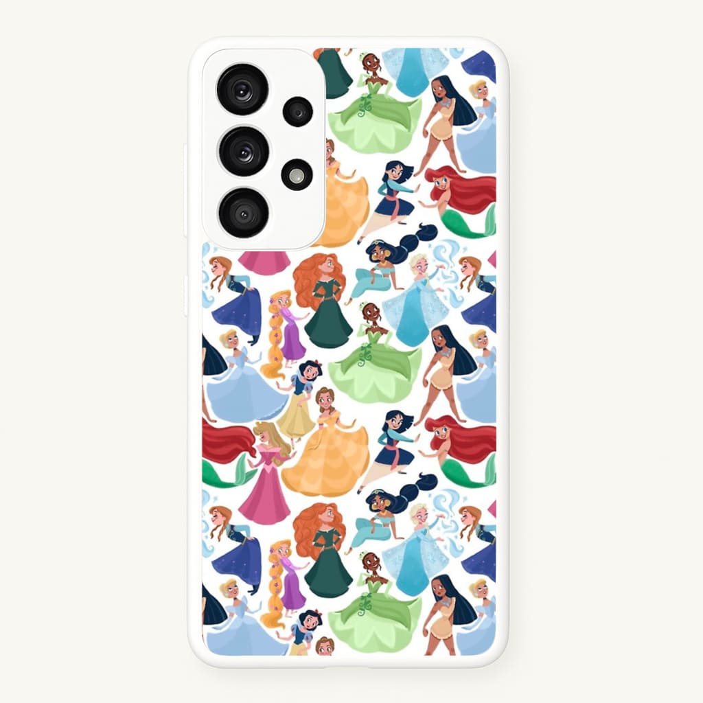 Fairytale Princess Pattern - Disney Phone Case for Galaxy A53