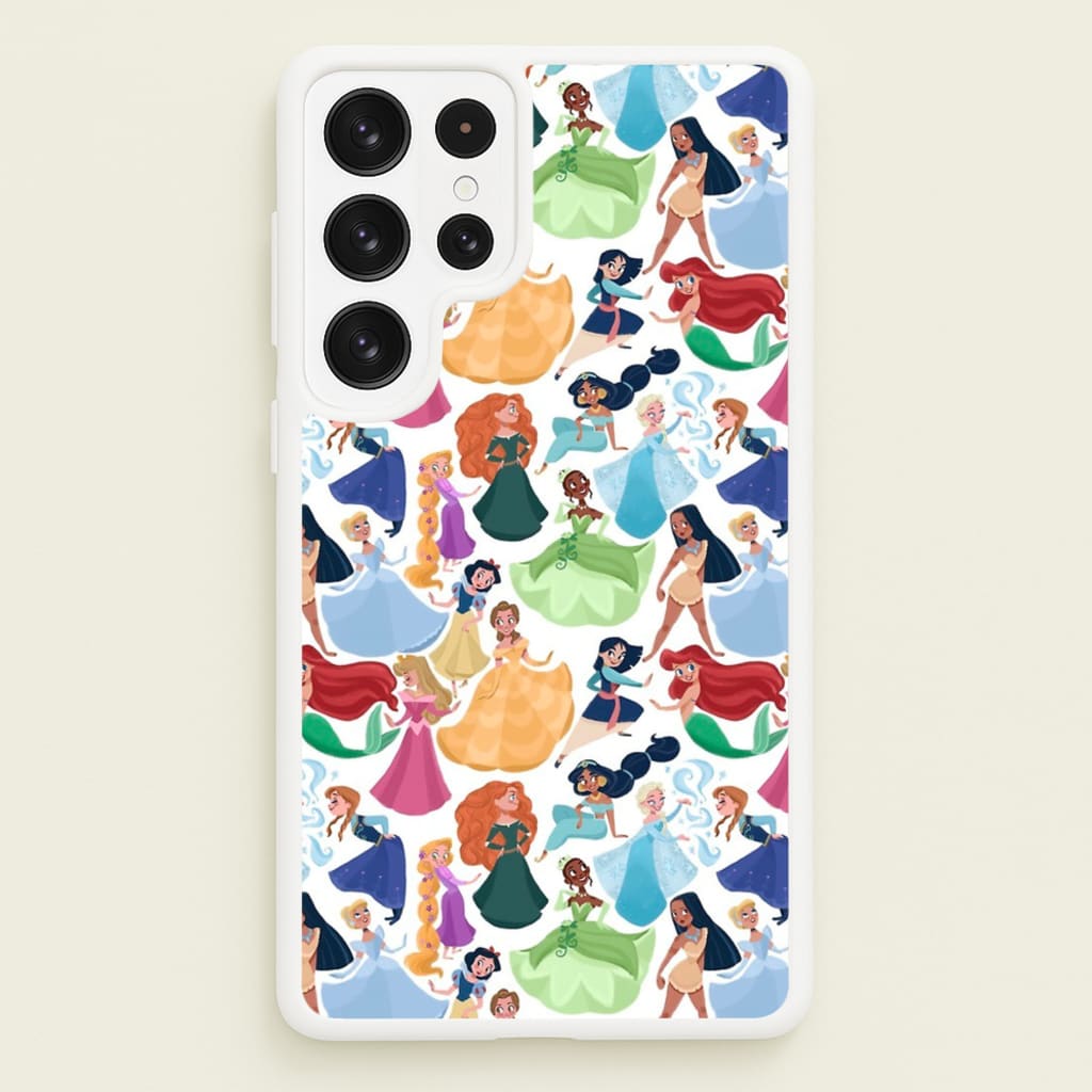 Fairytale Princess Pattern - Disney Phone Case for Galaxy S23 Ultra