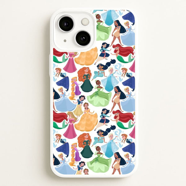 Fairytale Princess Pattern - Disney Phone Case for iPhone 13 Mini