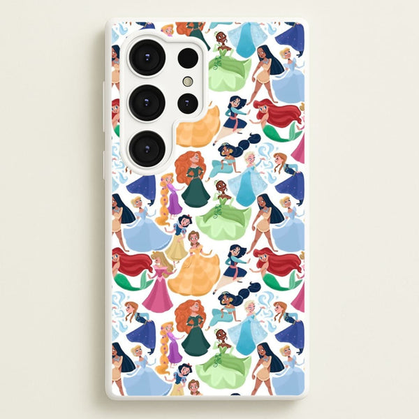Fairytale Princess Pattern - Disney Phone Case for Galaxy S25 Ultra