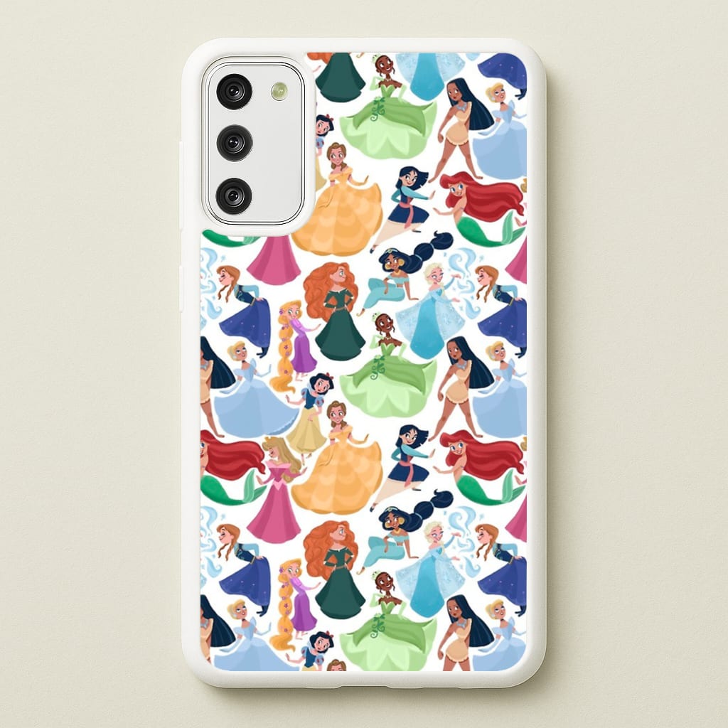 Fairytale Princess Pattern - Disney Phone Case for Galaxy S20