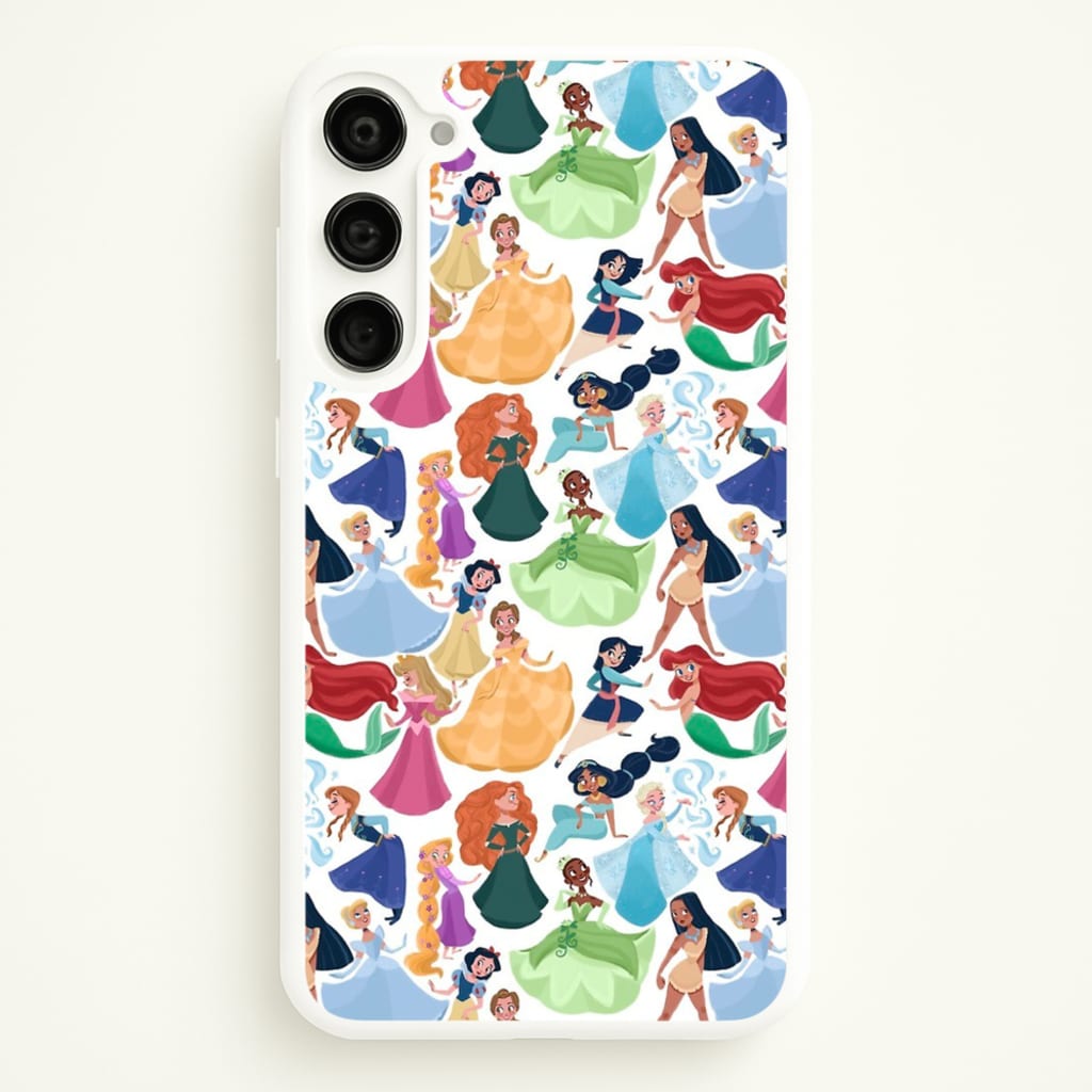 Fairytale Princess Pattern - Disney Phone Case for Galaxy S23 Plus