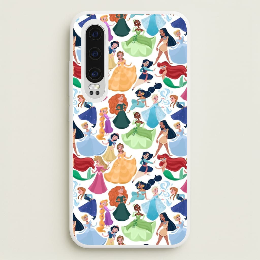 Fairytale Princess Pattern - Disney Phone Case for Huawei P30