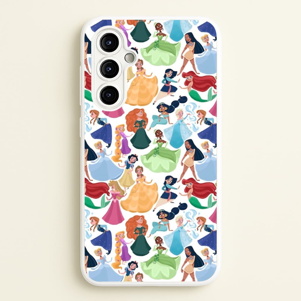 Fairytale Princess Pattern - Disney Phone Case for Galaxy A54