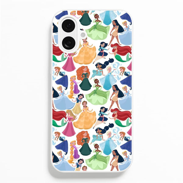 Fairytale Princess Pattern - Disney Phone Case for iPhone 16 Plus