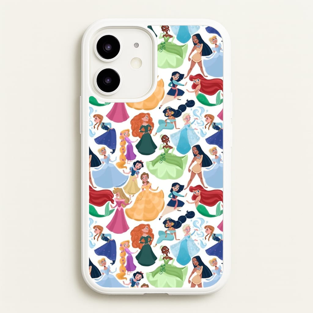 Fairytale Princess Pattern - Disney Phone Case for iPhone 12 / 12 Pro