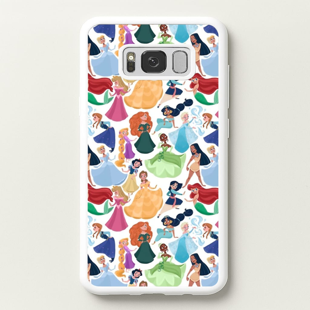 Fairytale Princess Pattern - Disney Phone Case for Galaxy S8 Plus