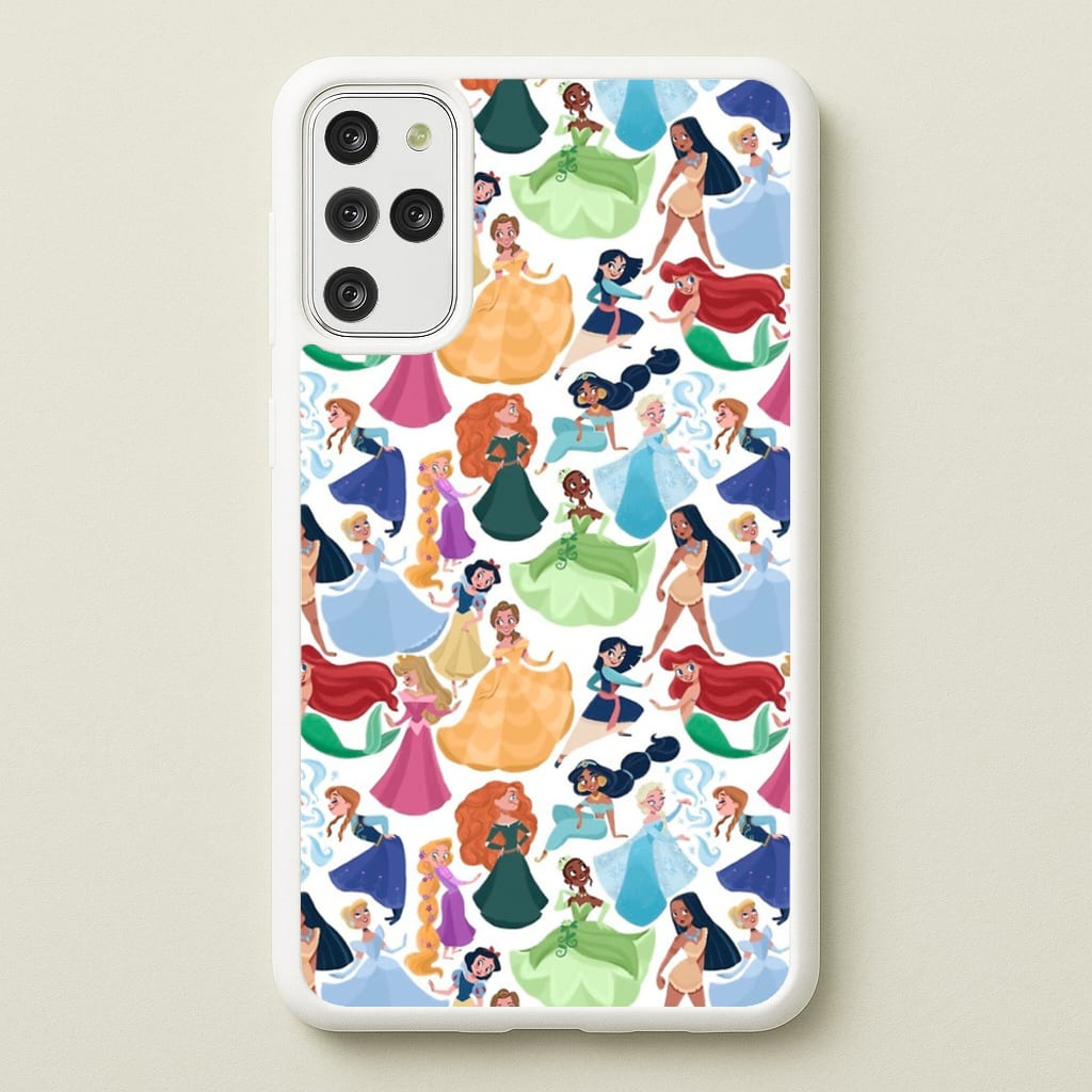 Fairytale Princess Pattern - Disney Phone Case for Galaxy S20 Plus