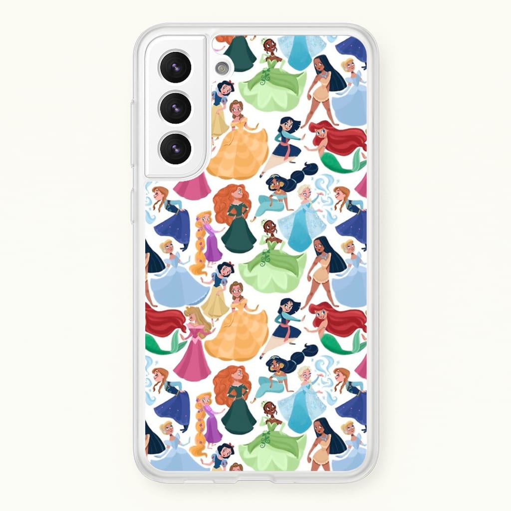 Fairytale Princess Pattern - Disney Phone Case for Galaxy S22 Plus