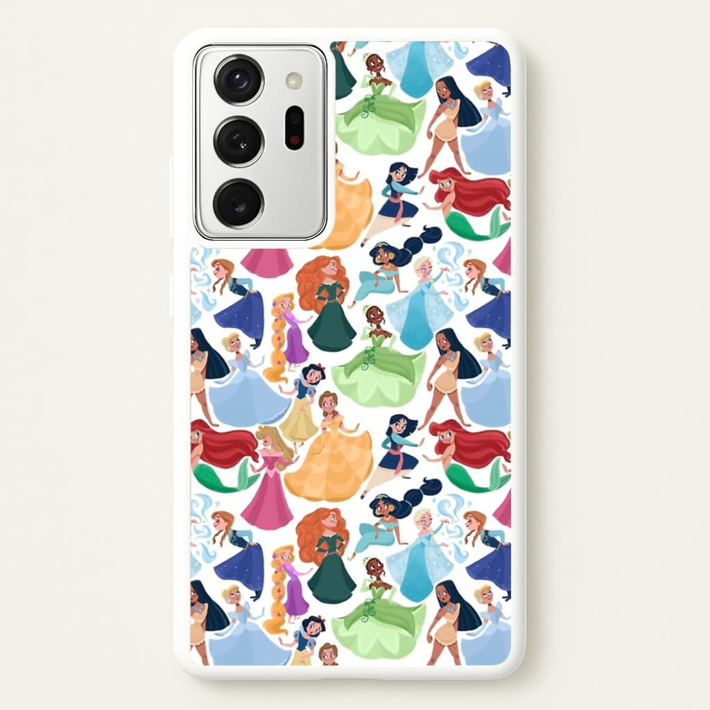 Fairytale Princess Pattern - Disney Phone Case for Galaxy Note 20 Ultra