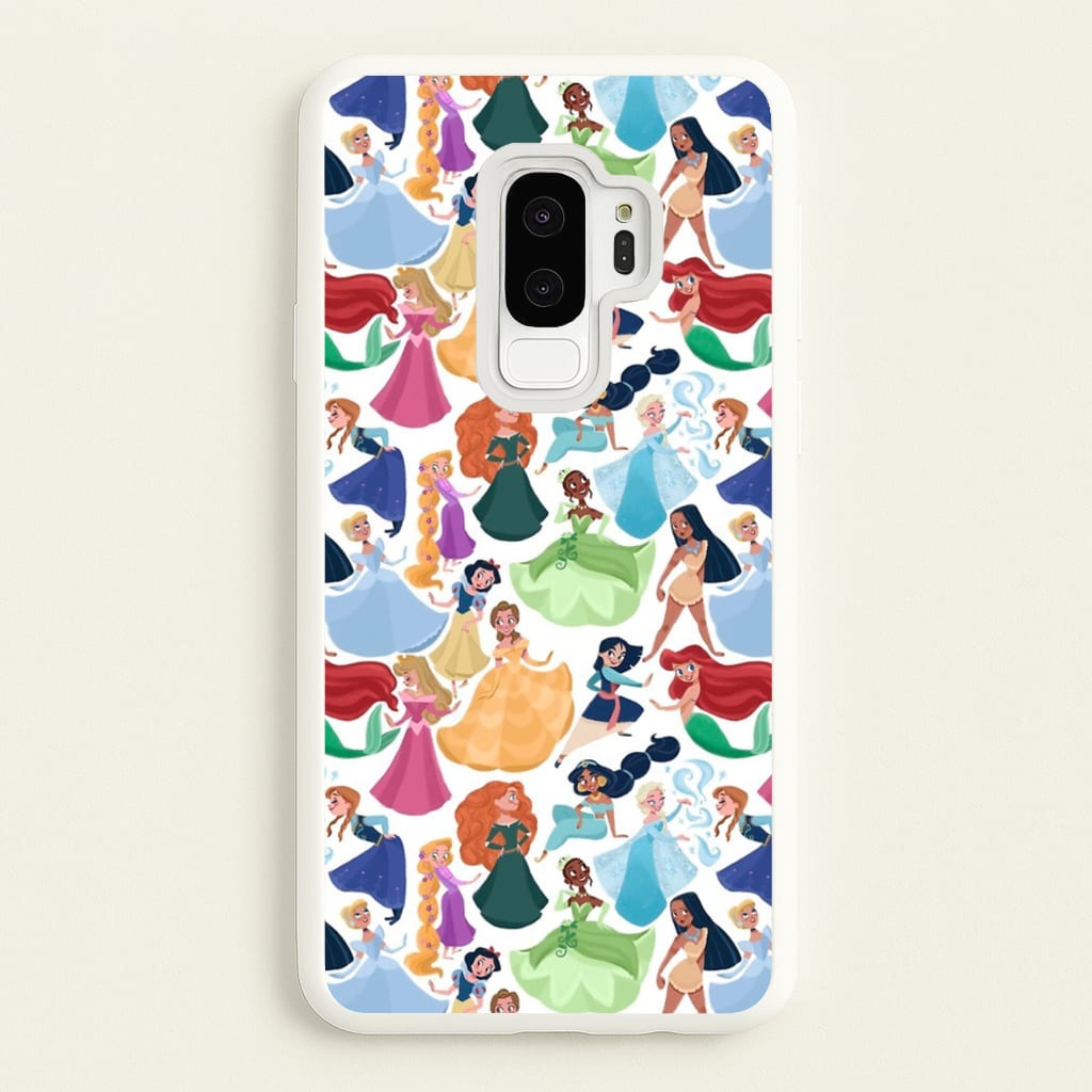Fairytale Princess Pattern - Disney Phone Case for Galaxy S9 Plus