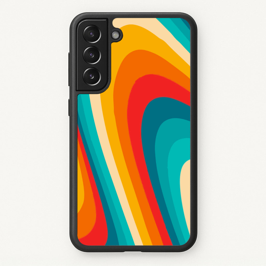 Rainbow Abstract Pattern - Abstract Patterns Phone Case for Galaxy S22 Plus