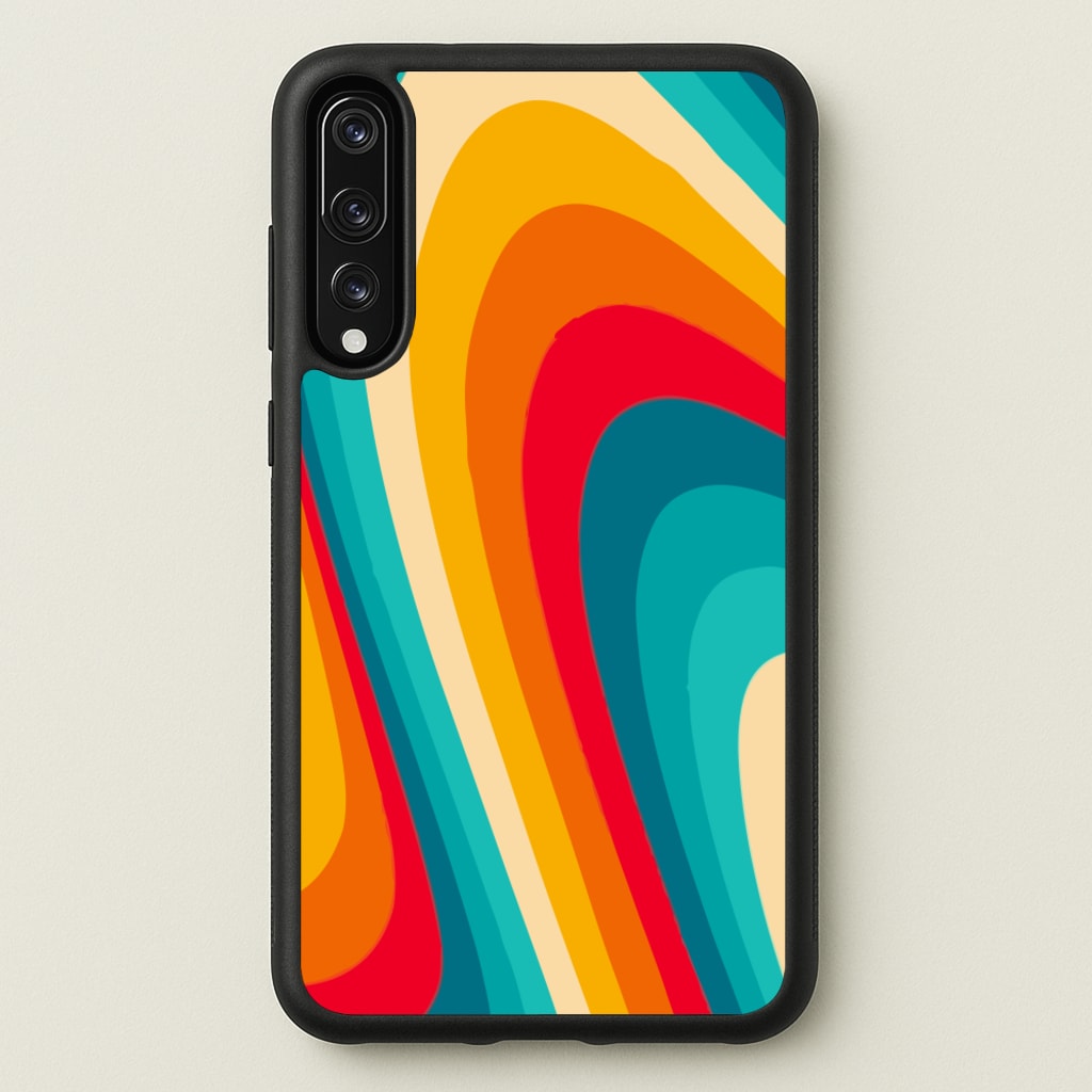 Rainbow Abstract Pattern - Abstract Patterns Phone Case for Huawei P20 Pro