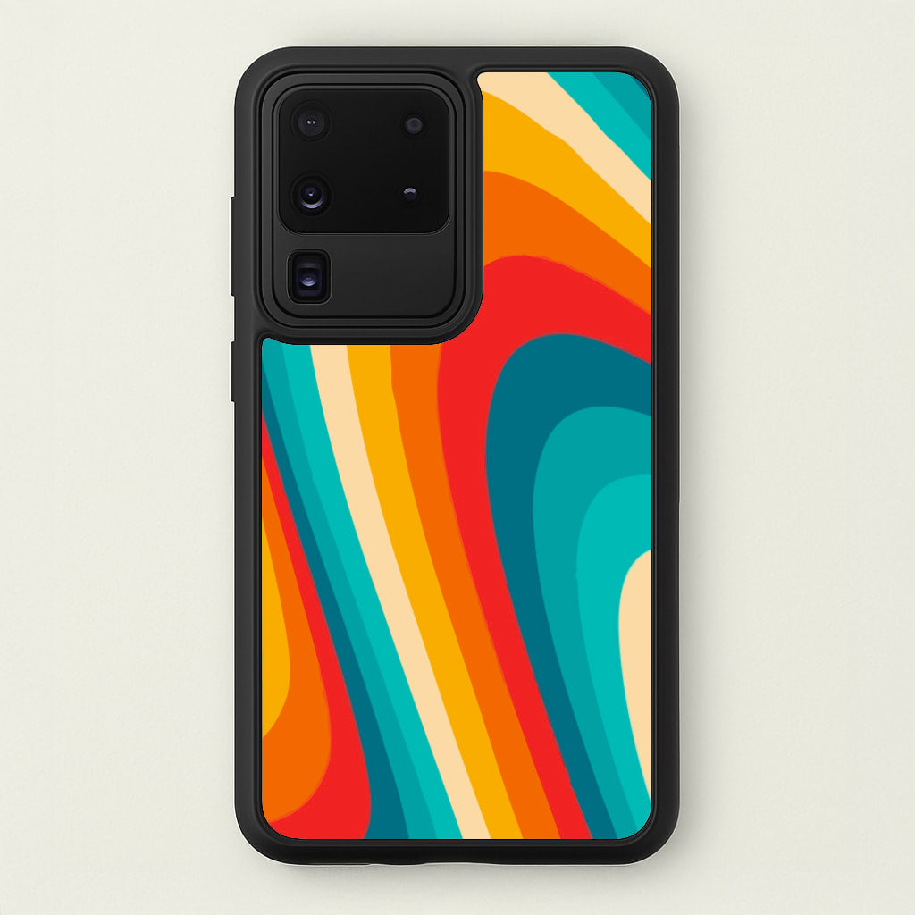 Rainbow Abstract Pattern - Abstract Patterns Phone Case for Galaxy S20 Ultra