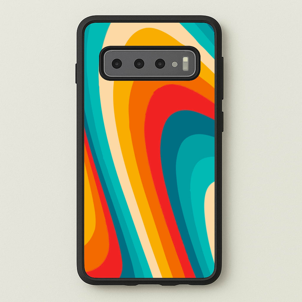 Rainbow Abstract Pattern - Abstract Patterns Phone Case for Galaxy S10