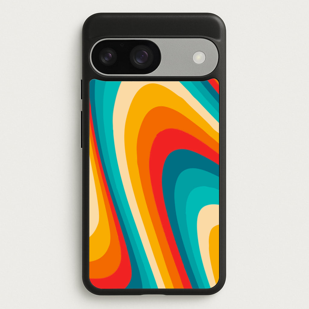 Rainbow Abstract Pattern - Abstract Patterns Phone Case for Google Pixel 9 / 9 Pro