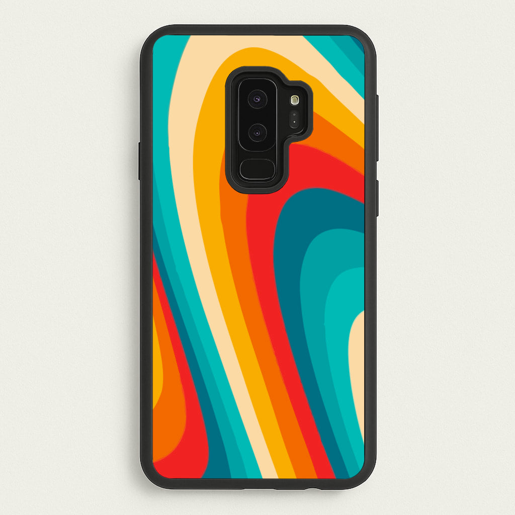 Rainbow Abstract Pattern - Abstract Patterns Phone Case for Galaxy S9 Plus