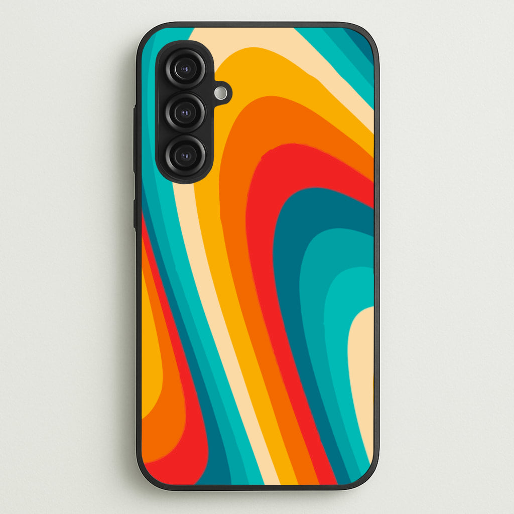Rainbow Abstract Pattern - Abstract Patterns Phone Case for Galaxy S23FE