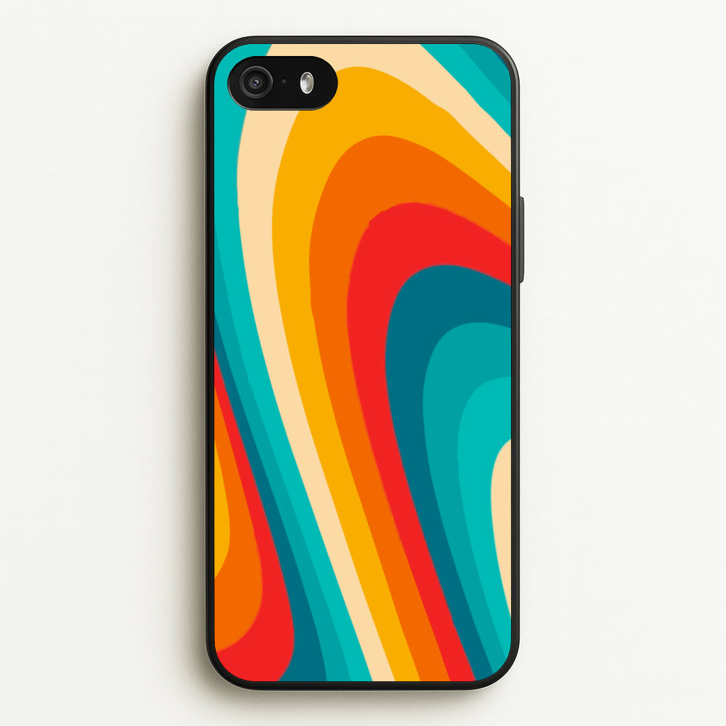 Rainbow Abstract Pattern - Abstract Patterns Phone Case for iPhone 5 / 5s / SE 2016