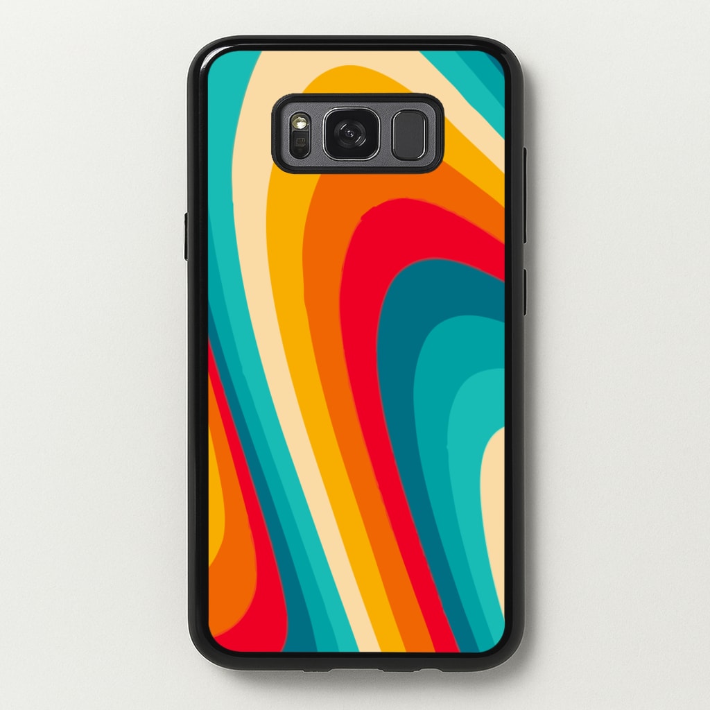 Rainbow Abstract Pattern - Abstract Patterns Phone Case for Galaxy S8