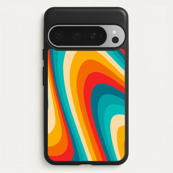 Rainbow Abstract Pattern - Abstract Patterns Phone Case for Google Pixel 9 Pro XL