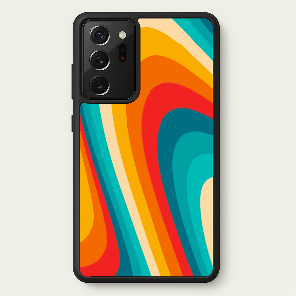 Rainbow Abstract Pattern - Abstract Patterns Phone Case for Galaxy Note 20 Ultra
