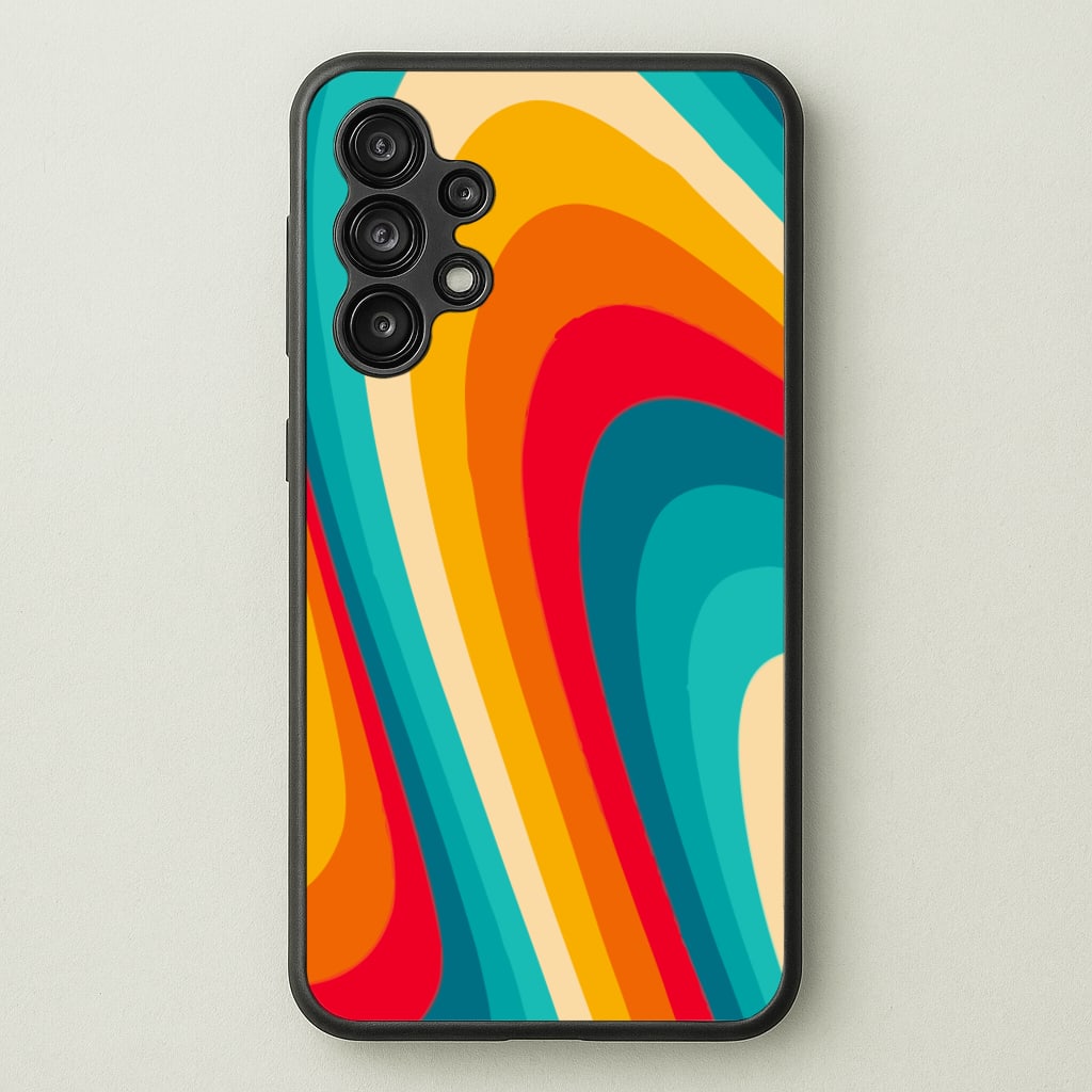 Rainbow Abstract Pattern - Abstract Patterns Phone Case for Galaxy A13