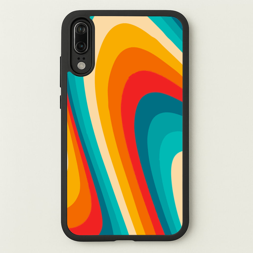 Rainbow Abstract Pattern - Abstract Patterns Phone Case for Huawei P20