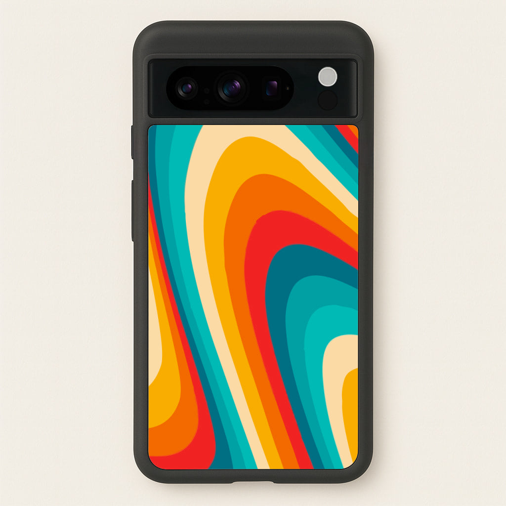 Rainbow Abstract Pattern - Abstract Patterns Phone Case for Google Pixel 8 Pro