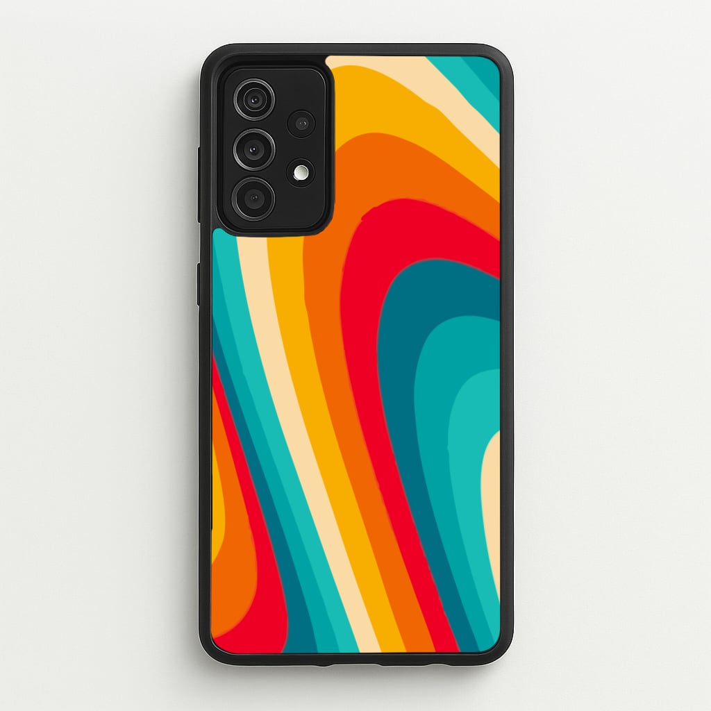 Rainbow Abstract Pattern - Abstract Patterns Phone Case for Galaxy A52 / A52s