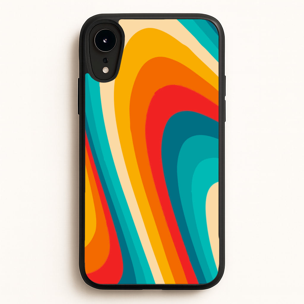 Rainbow Abstract Pattern - Abstract Patterns Phone Case for iPhone XR