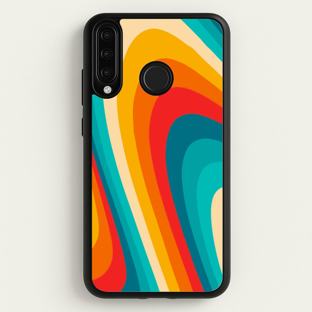 Rainbow Abstract Pattern - Abstract Patterns Phone Case for Huawei P30 Lite