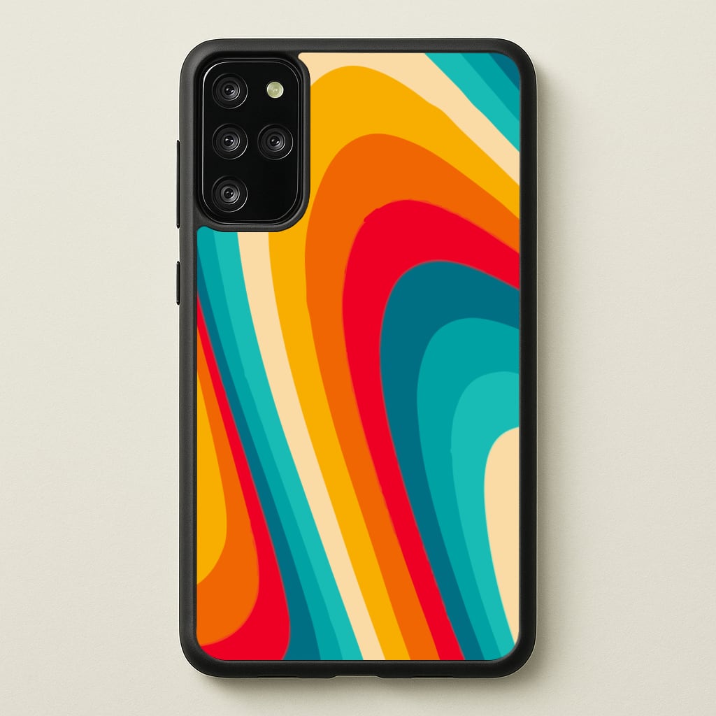 Rainbow Abstract Pattern - Abstract Patterns Phone Case for Galaxy S20 Plus