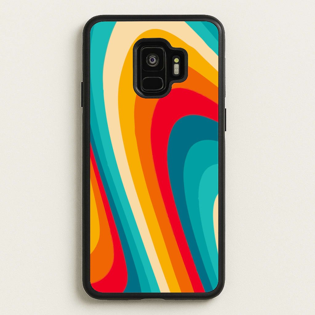 Rainbow Abstract Pattern - Abstract Patterns Phone Case for Galaxy S9