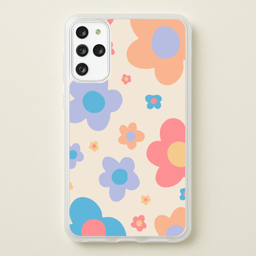 Playful Flower Pattern - Phone Case for Galaxy S20 Plus