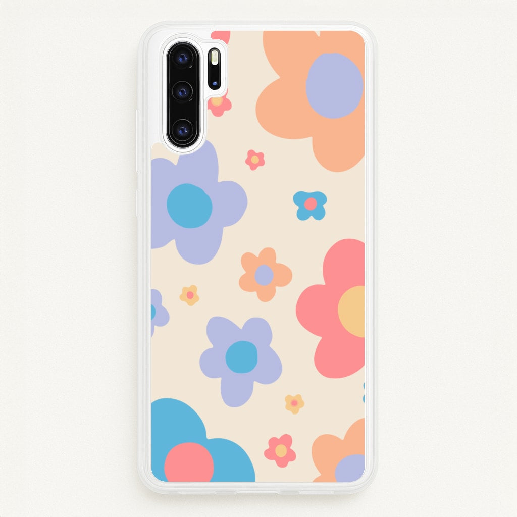 Playful Flower Pattern - Phone Case for Huawei P30 Pro