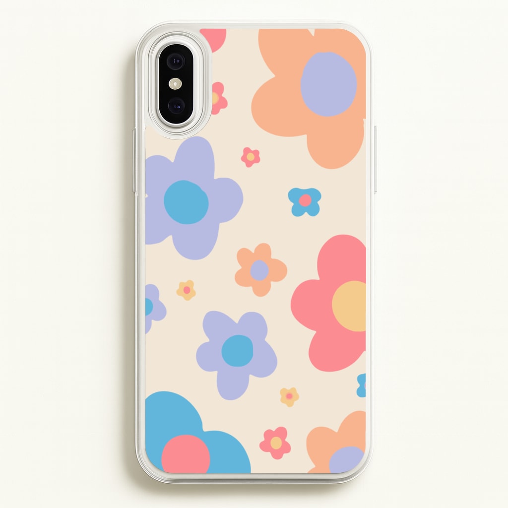 Playful Flower Pattern - Phone Case for iPhone XS Max