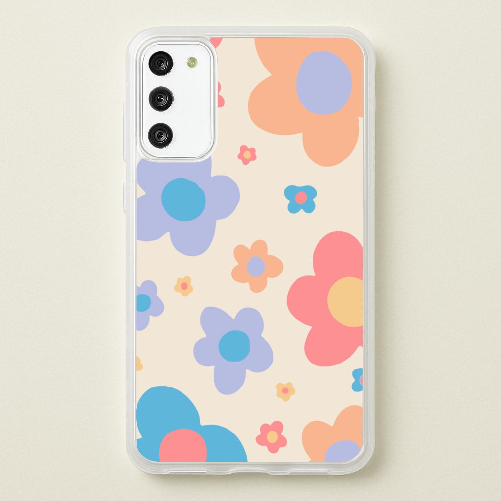 Playful Flower Pattern - Phone Case for Galaxy S20