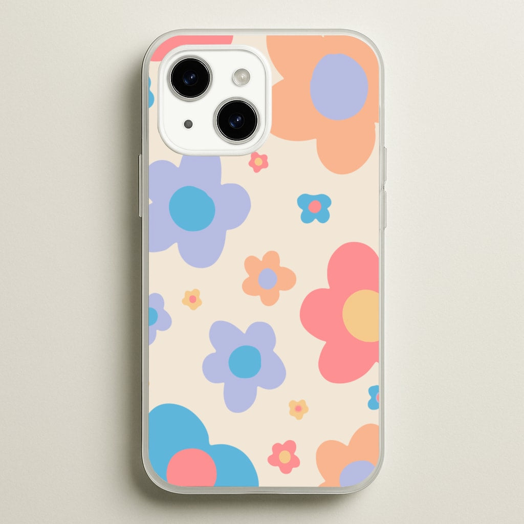 Playful Flower Pattern - Phone Case for iPhone 14