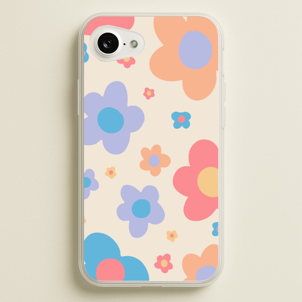 Playful Flower Pattern - Phone Case for iPhone 16e