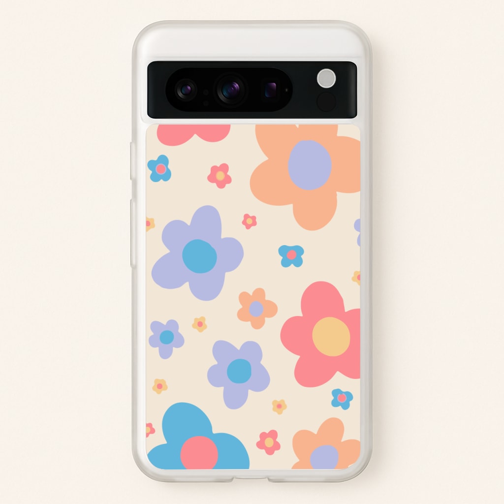 Playful Flower Pattern - Phone Case for Google Pixel 8 Pro
