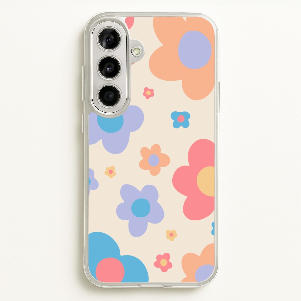 Playful Flower Pattern - Phone Case for Galaxy A56