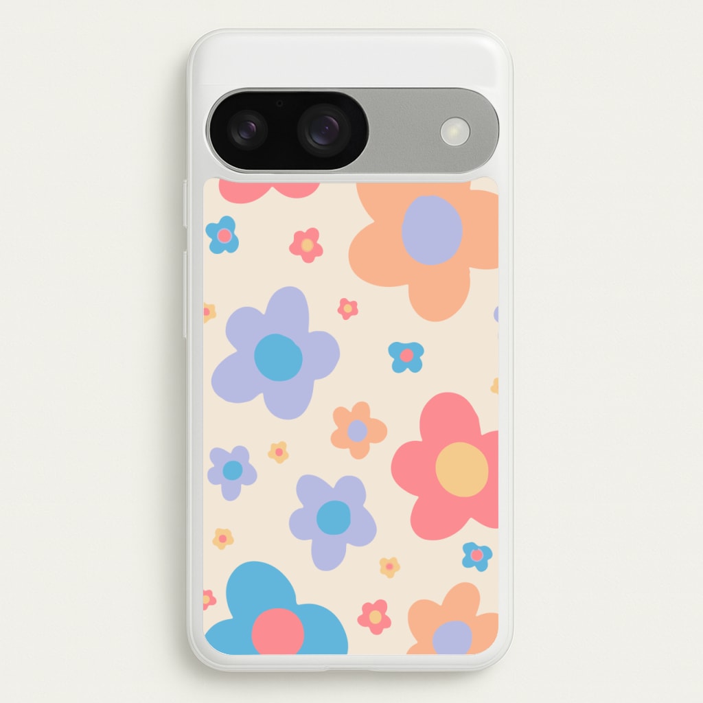 Playful Flower Pattern - Phone Case for Google Pixel 9 / 9 Pro
