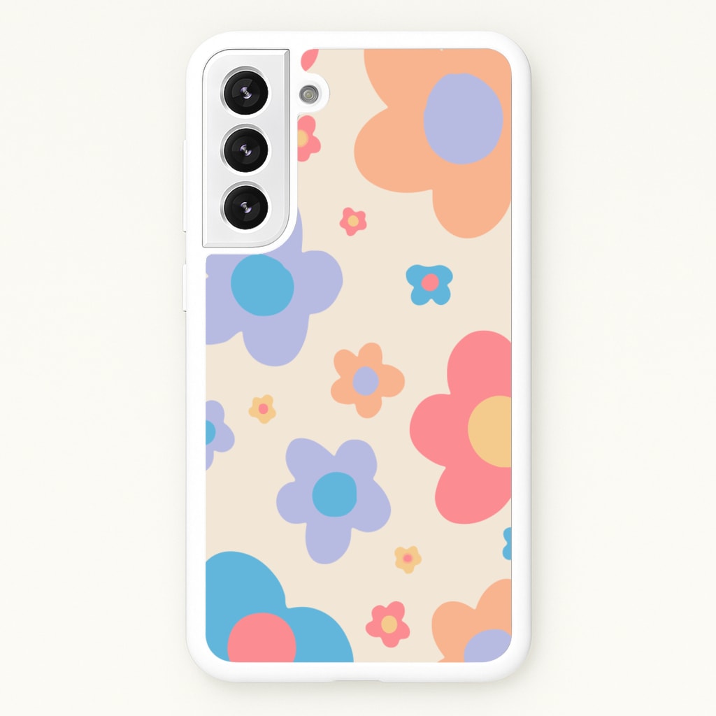Playful Flower Pattern - Phone Case for Galaxy S22 Plus