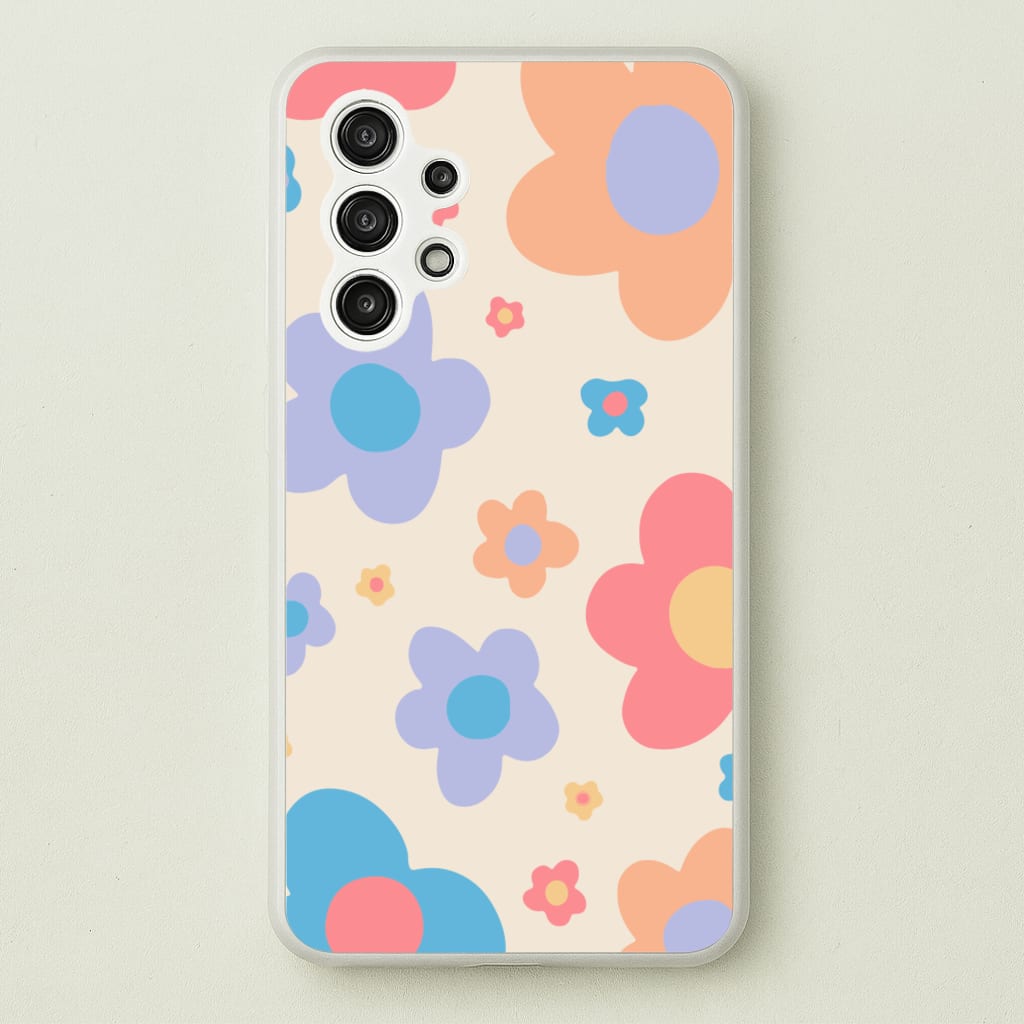 Playful Flower Pattern - Phone Case for Galaxy A13